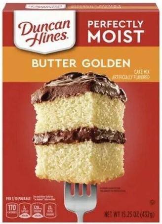 Duncan Hines Butter Golden Cake Mix