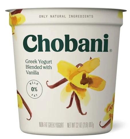 Chobani Non-Fat Vanilla Greek Yogurt