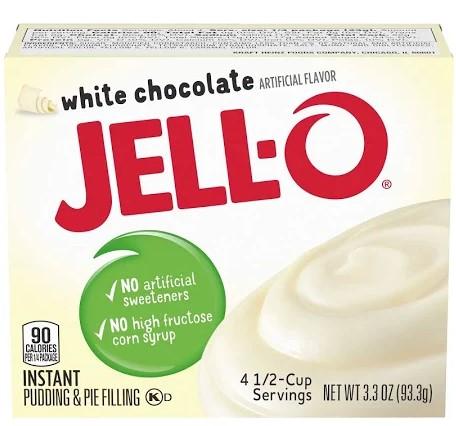 Jell-O Instant White Chocolate Pudding & Pie Filling