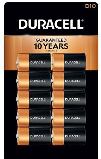 Duracell Quantum D Batteries