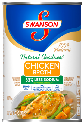 Swanson Natural Goodness Chicken Broth 33% Less Sodium