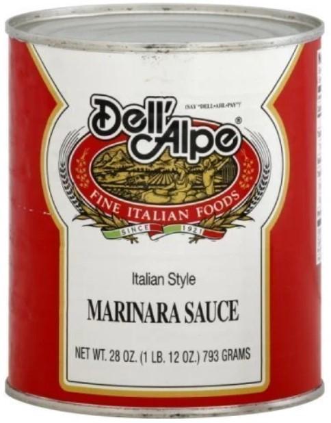 Dell' Alpe Italian Style Marinara Sauce 28oz