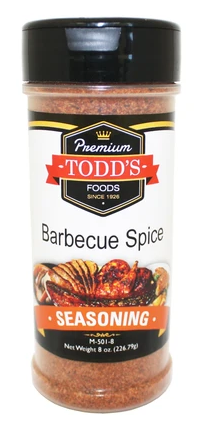 Todd's Premium Foods Barbecue Spice Seasoning