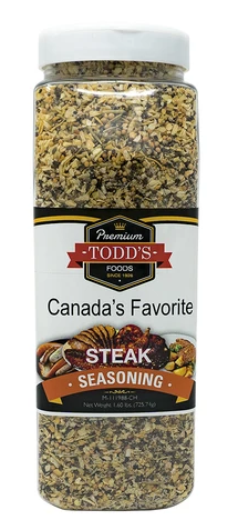 Todd's Premium Foods Canada's Favorite Steak Seasoning