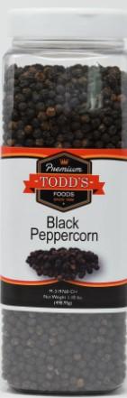 Todd's Premium Foods Black Peppercorn