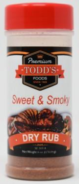 Todd's Premium Foods Sweet & Smoky Dry Rub