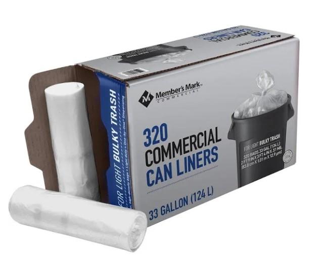 Member's Mark Commercial Can Liners