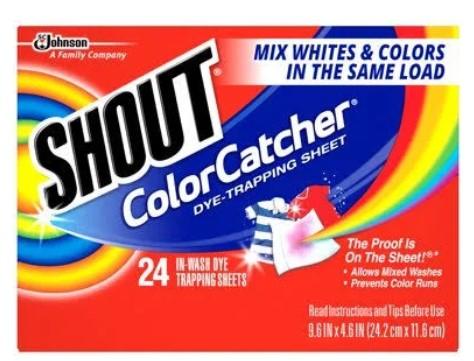 Shout Color Catcher Dye Trapping Sheets