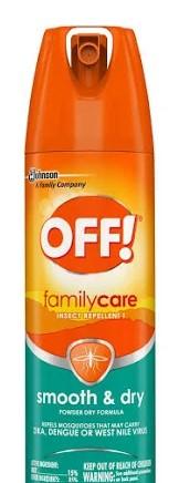 Johnson OFF! Family Care Insect Repellent Smooth & Dry