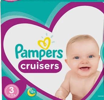 Pampers, Cruisers Diapers, Jumbo Pack, Size 6