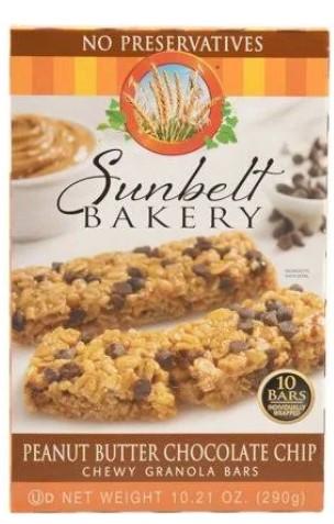 Sunbelt Bakery Peanut Butter Chocolate Chip Granola Bars