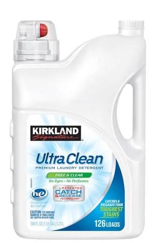 Kirkland Ultra Clean Free & Clear Premium Laundry Detergent