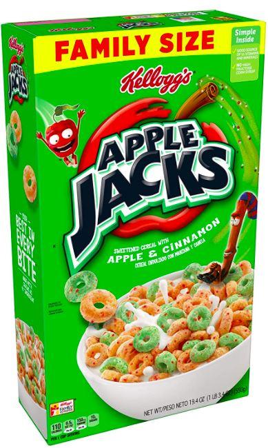 Kellogg's Apple Jacks Cereal, 19.4 oz