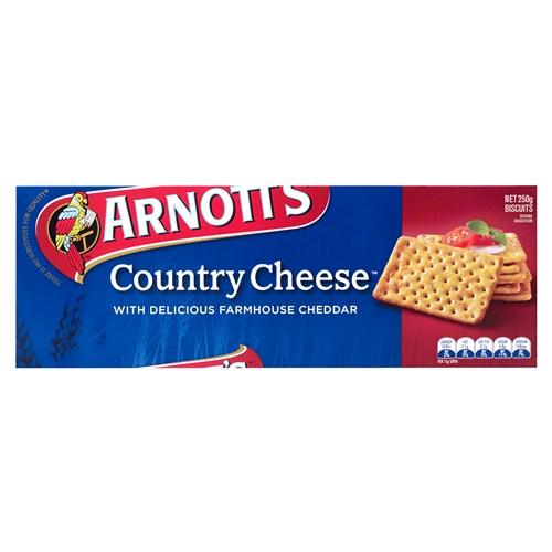 Arnotts Country Cheese Crackers 250g