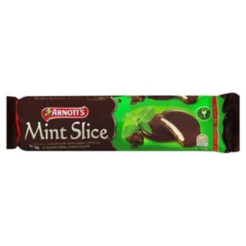 Arnotts Mint Slice Biscuits