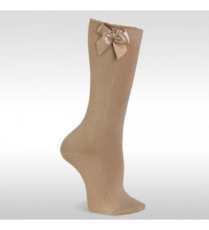 JC Side Bow Knee High Sock pr