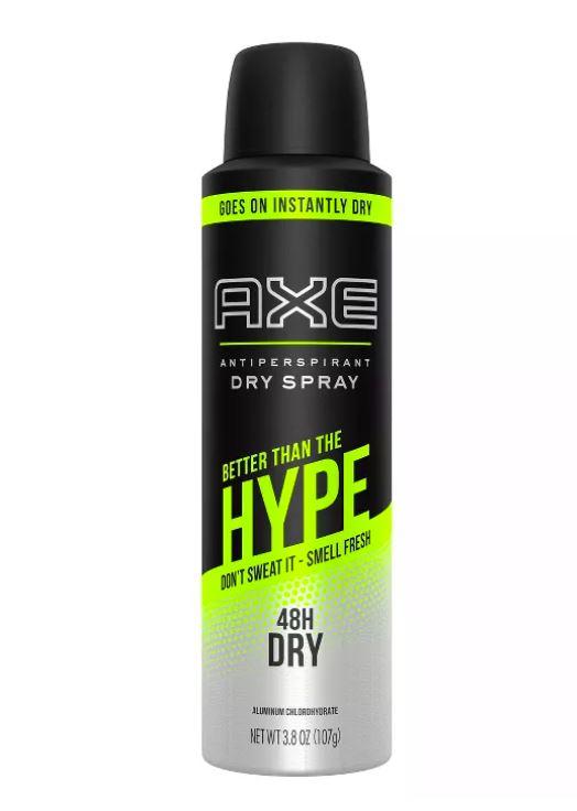 Axe 48 Hr Hype Dry Spray  Antiperspirant Deodorant