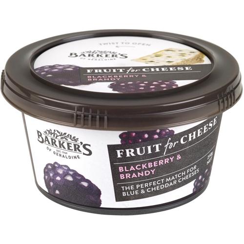 Barkers Fruit For Cheese Blackberry Brandy Paste 210g