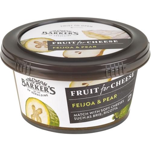 Barkers Fruit For Cheese Feijoa Pear Paste 210g