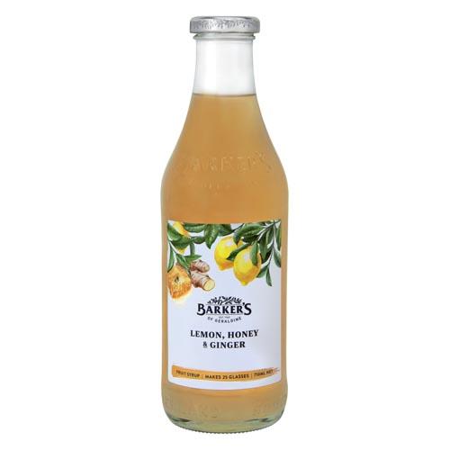 Barkers Lemon, Honey & Ginger Syrup 710ml