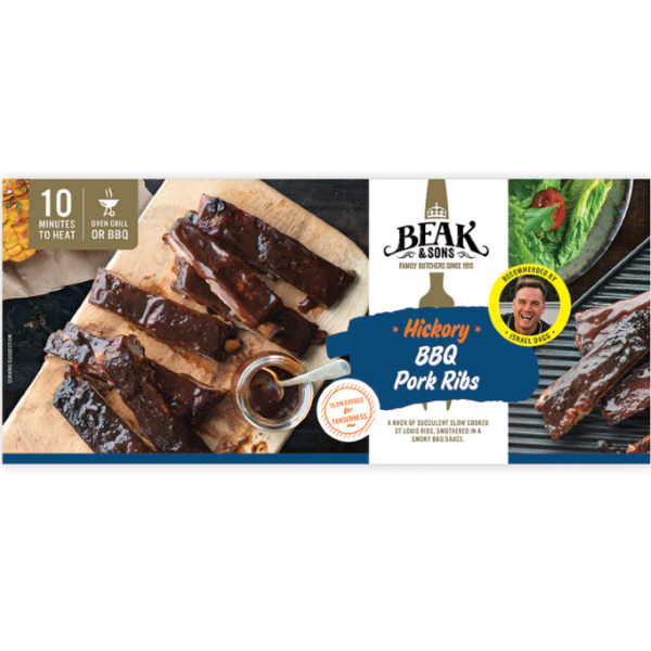 Beak & Sons BBQ Sauce Pork Ribs 1kg