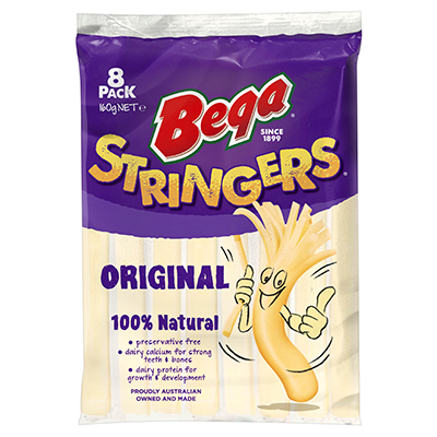 Bega Stringers Original Cheese Sticks 100% Natural