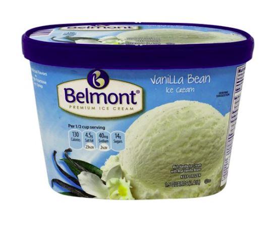 Belmont Vanilla Bean Ice Cream 1.5Qt