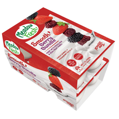 Meadow Fresh Yoghurt Smooth Berry Bundle 12pk