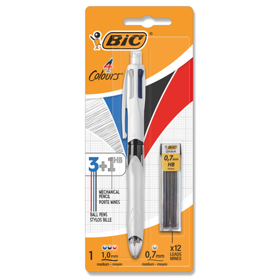 Bic Pen Multi Func. 4 Colours In 1 & Pencil 1pk