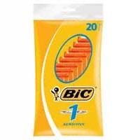 Bic Disposable Shavers Single Blade Sensitive 20pk