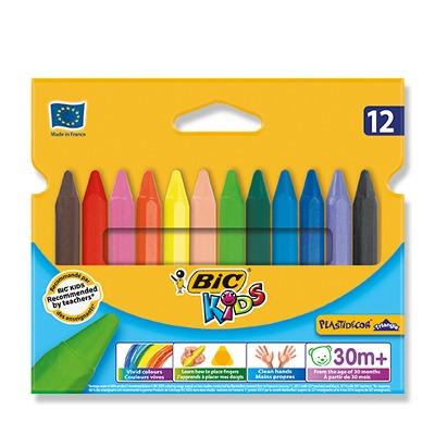 Bic Kids Crayon Triangular Shape 12pk