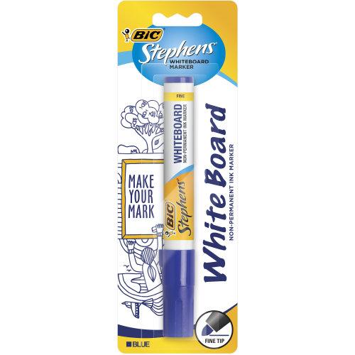 Bic Stephens Whiteboard Marker Fine Blue