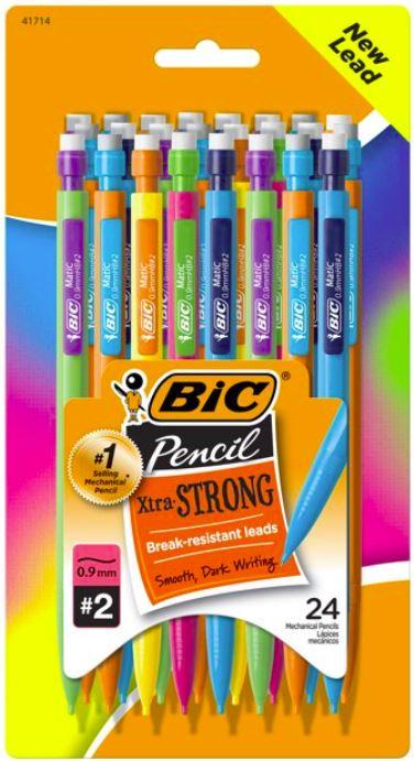 Bic Xtra Strong Mechanical Pencils, 0.9mm 24 ct