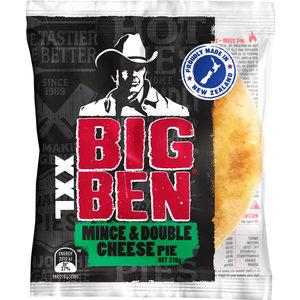 Big Ben XXL Mince & Double Cheese Pie 210g