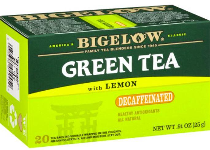 Bigelow Green Tea Classic Decaffeinated, 20 tea bags