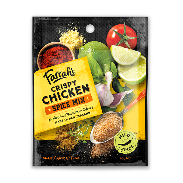 Farrah's Mexican Crispy Chicken Spice Mix 40g