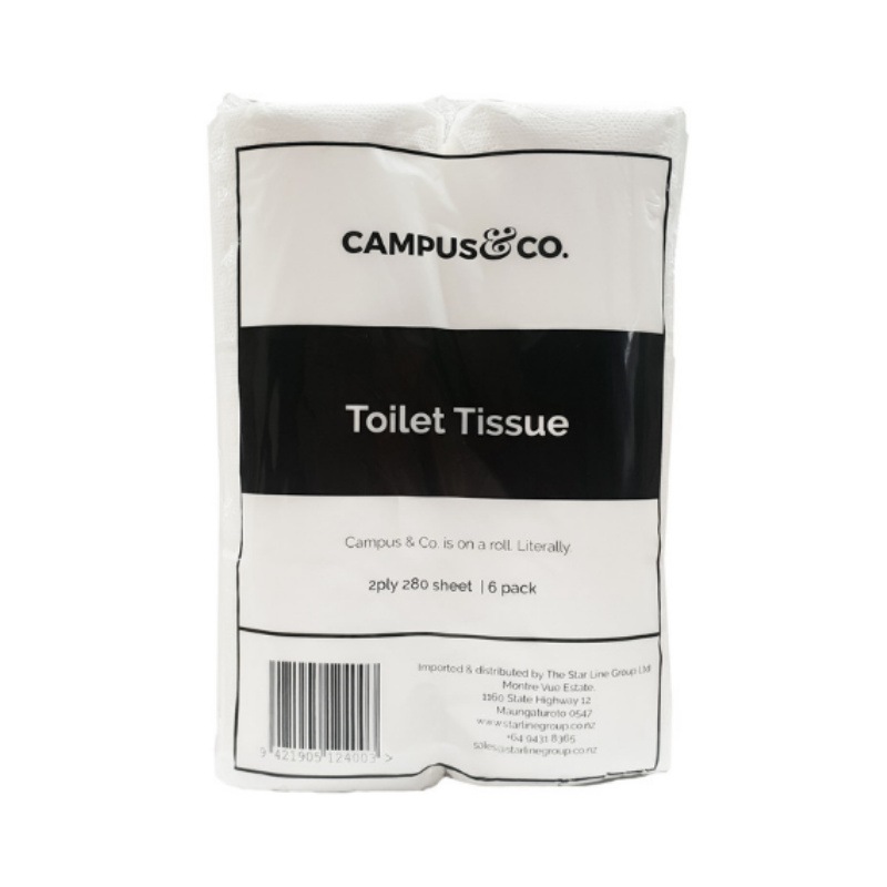 C&C Toilet Paper 3ply/280/6pk