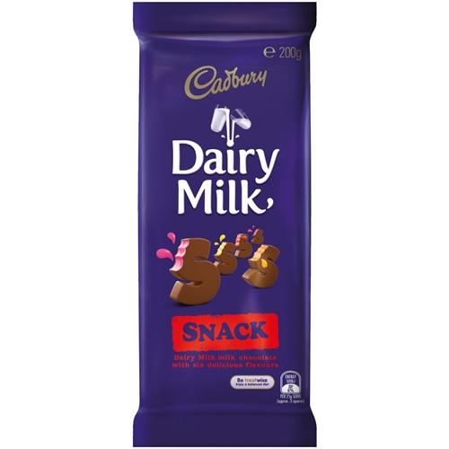 Cadbury Chocolate Block Snack 200g