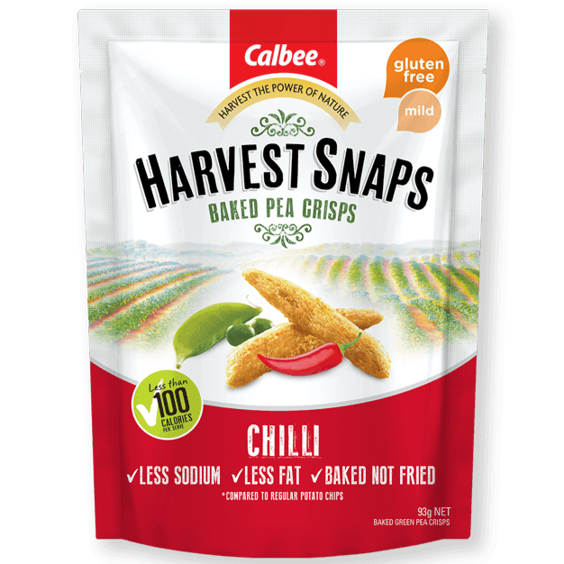 Harvest Snaps Chilli Baked Pea Crisps 93g