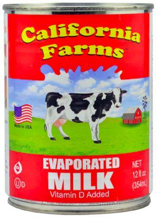 California Farms Evaporated Milk, 12 fl oz