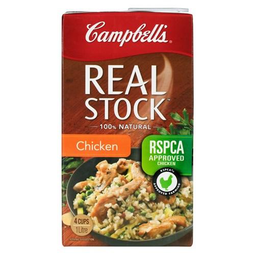 Campbells Real Stock Liquid Chicken 1L