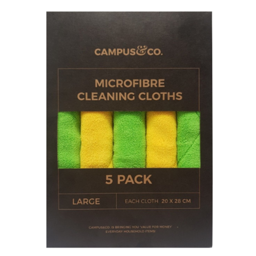 C&C Microfibre Cloths 5pk
