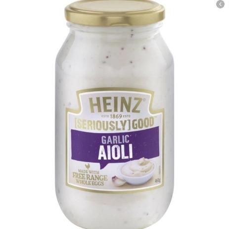 Heinz Seriously Good Aioli Jar 460g