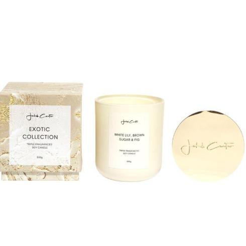 Jakob Carter White Lily, Brown Sugar & Fig Candle