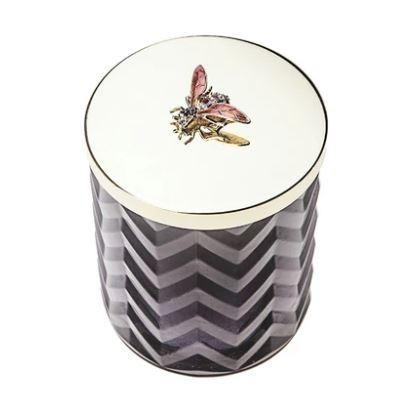 Cote Noire BLACK Herringbone Candle with Scarf