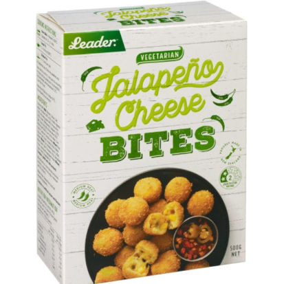 Leader Jalapeno Cheese Bites 1kg