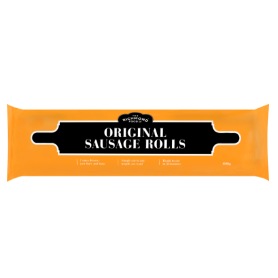 The Richmond Food Co Sausage Rolls Original 800g