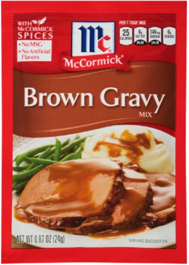 McCormick Brown Gravy Mix, .87 oz.