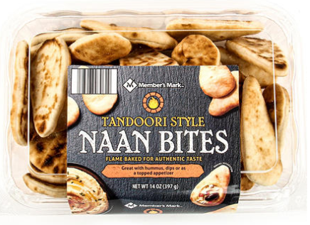 Member's Mark Naan Bites Tandoori Style, 14 oz