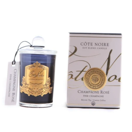 Cote Noire GOLD 75 g Candle Champagne Rose - Pink Champagne